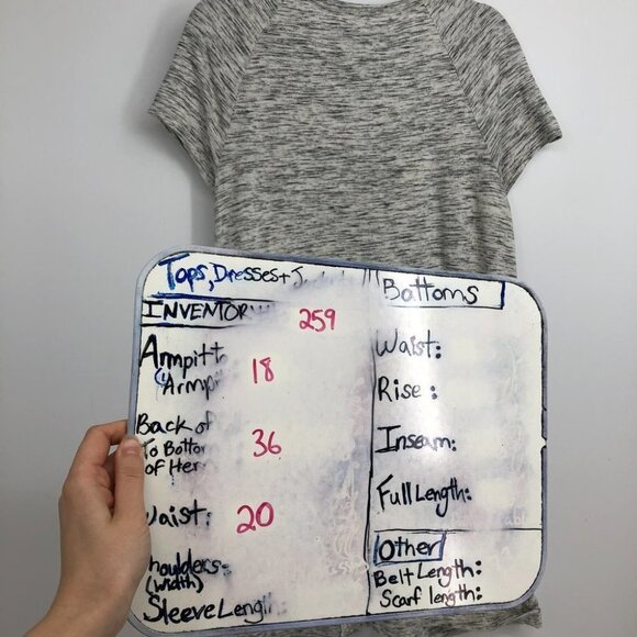 Anthropologie Lilka Heathered grey t-shirt  dress midline crochet detail pockets - Picture 11 of 16